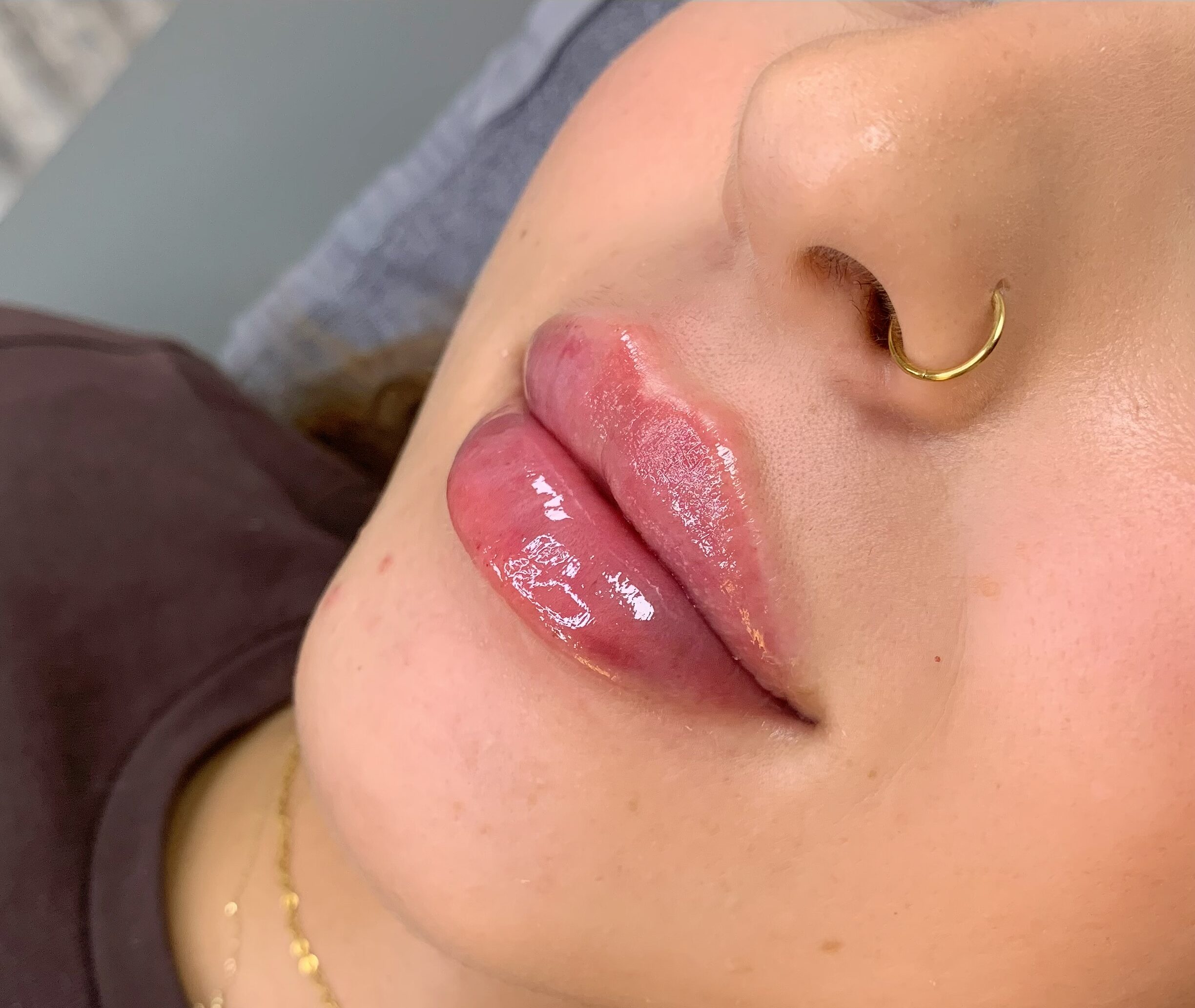 volle Lippen
